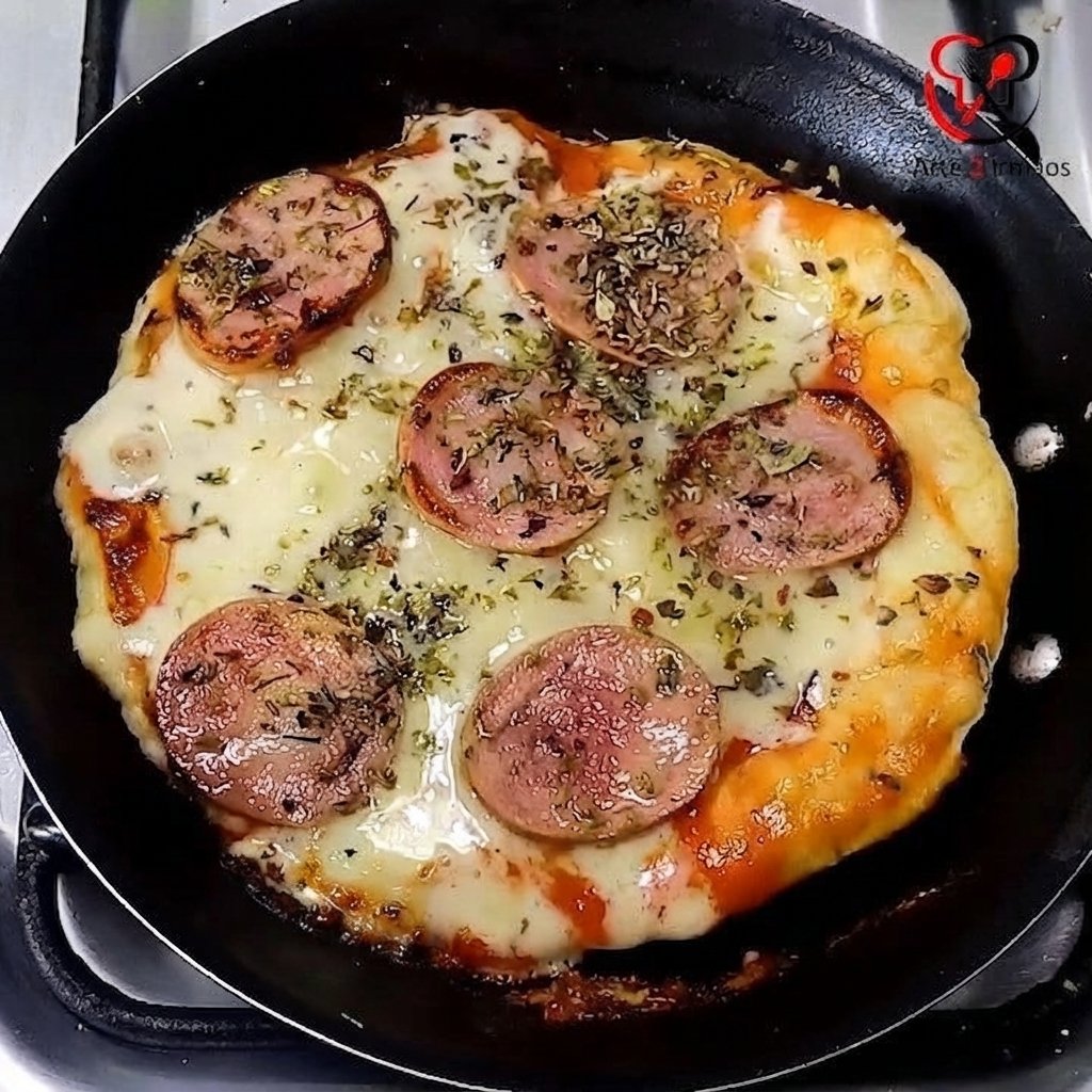 pizza de frigideira