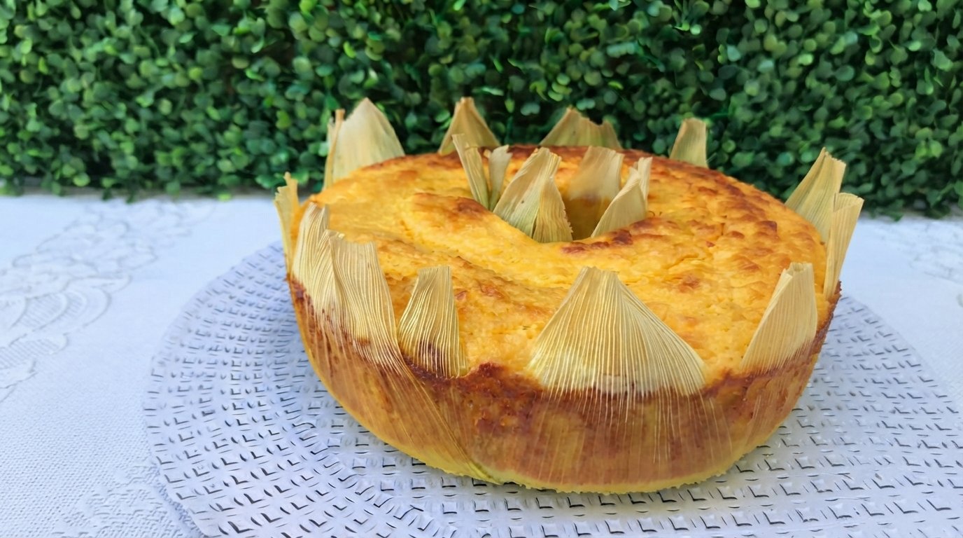 bolo de fubá cremoso