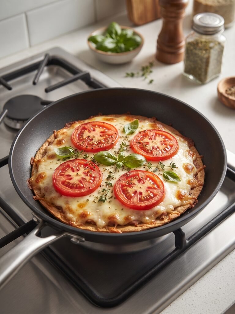 pizza de frigideira